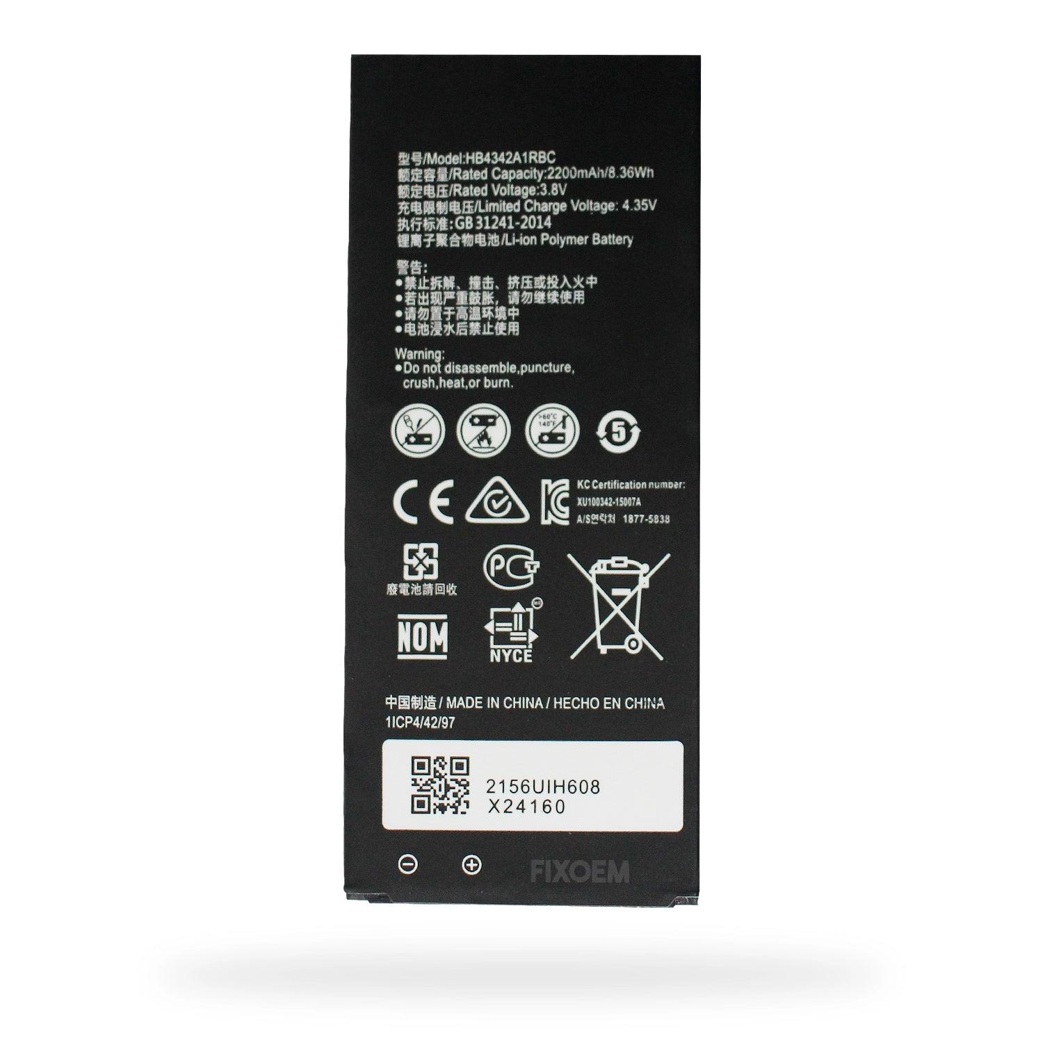 Bateria Huawei Y5Ii / Y6 Cun-L03 Mrd-LX3 Hb4342A1Rbc. a solo $ 100.00 Refaccion y puestos celulares, refurbish y microelectronica.- FixOEM
