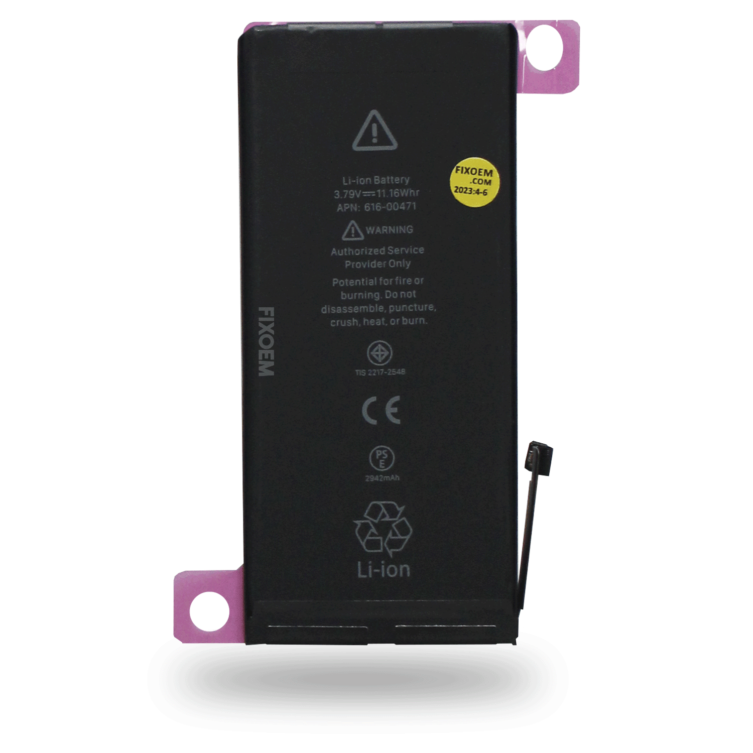 Bateria Iphone Xr A1984 A2105 A2106 A2107 A2108 616-00471 a solo $ 190.00 Refaccion y puestos celulares, refurbish y microelectronica.- FixOEM