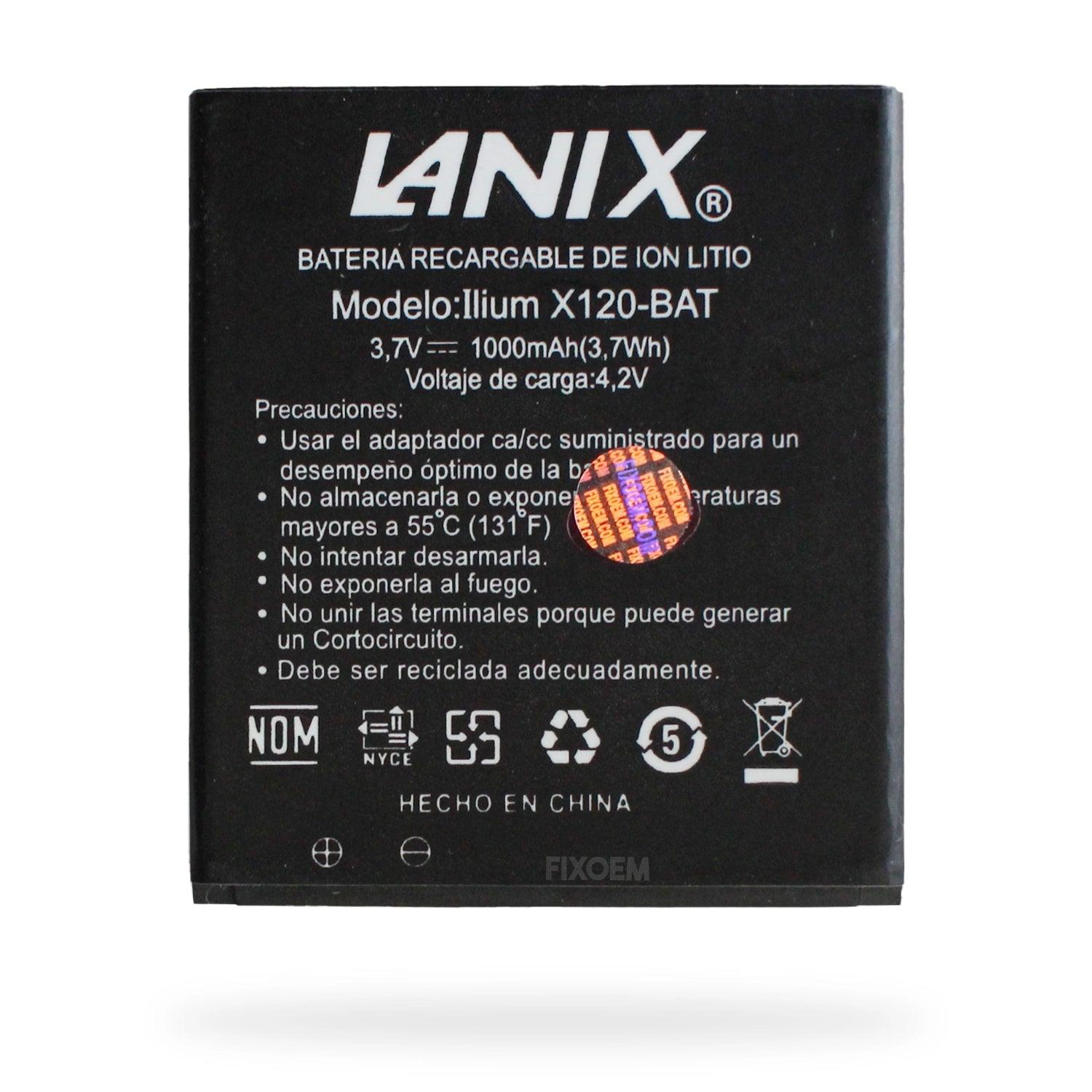 Bateria Lanix Ilium X120-Bat. a solo $ 110.00 Refaccion y puestos celulares, refurbish y microelectronica.- FixOEM
