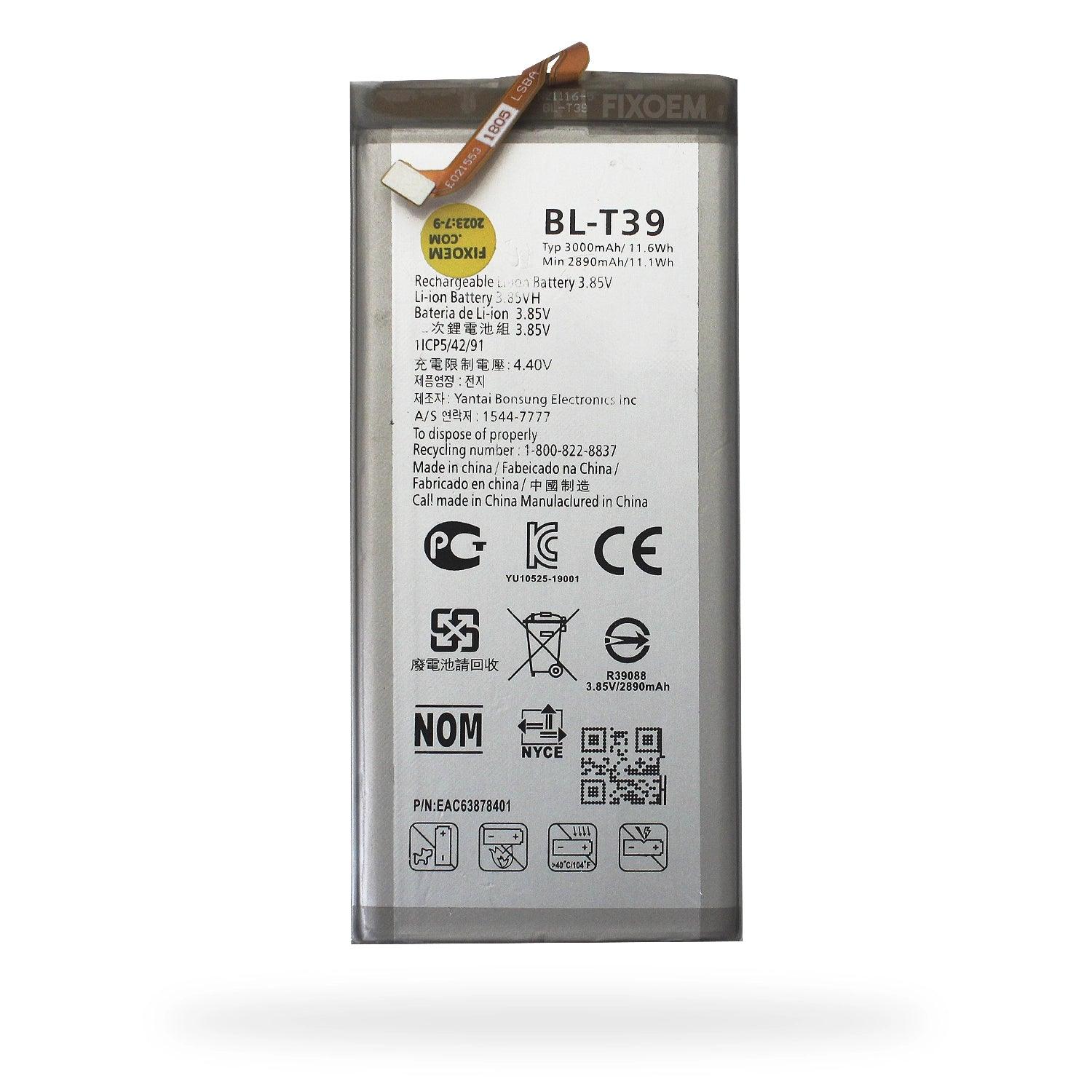 Bateria Lg K40 / G7 Thinq lmx420emw g710em Bl-T39. a solo $ 120.00 Refaccion y puestos celulares, refurbish y microelectronica.- FixOEM