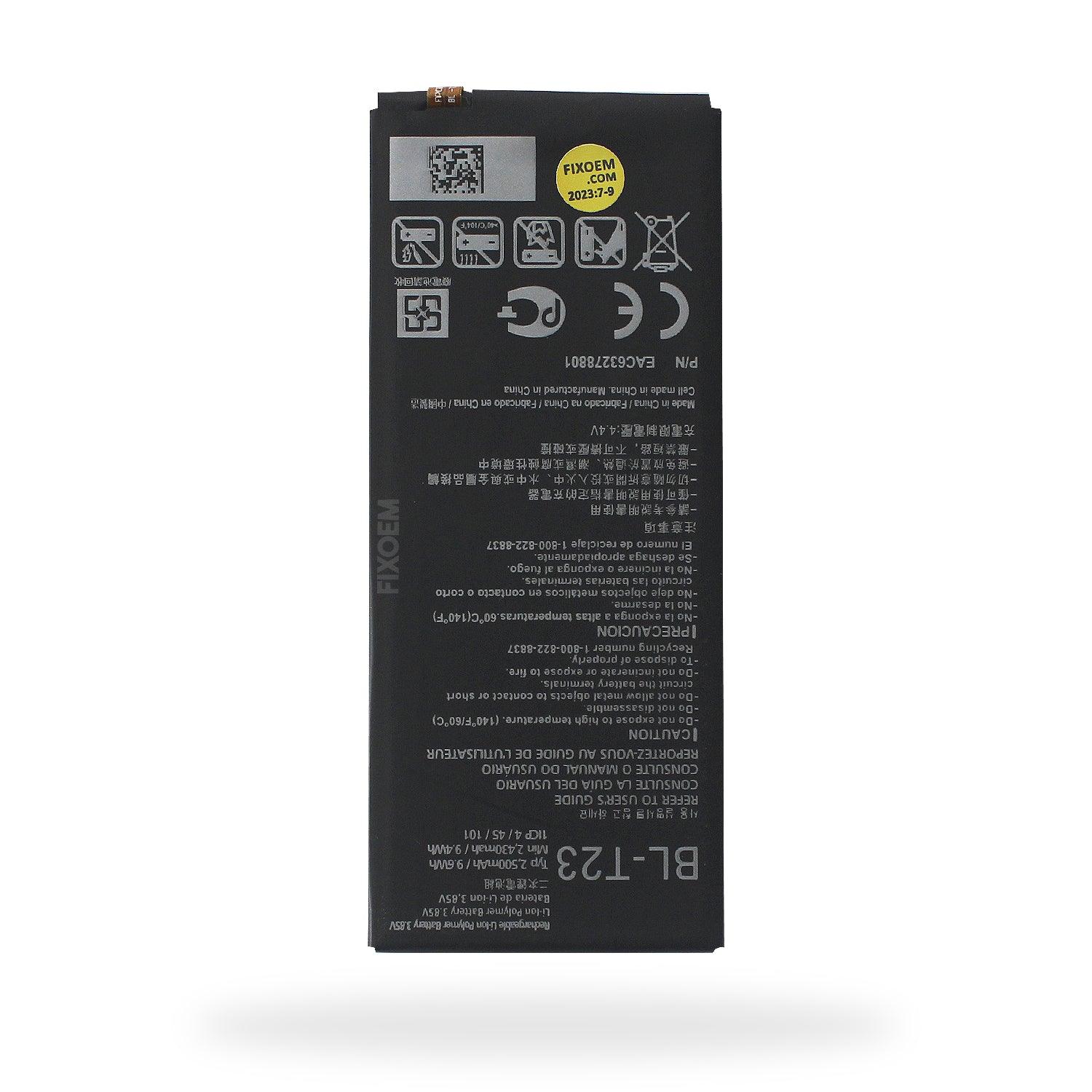 Bateria Lg X Cam Bl-T23 LG-K580 a solo $ 120.00 Refaccion y puestos celulares, refurbish y microelectronica.- FixOEM