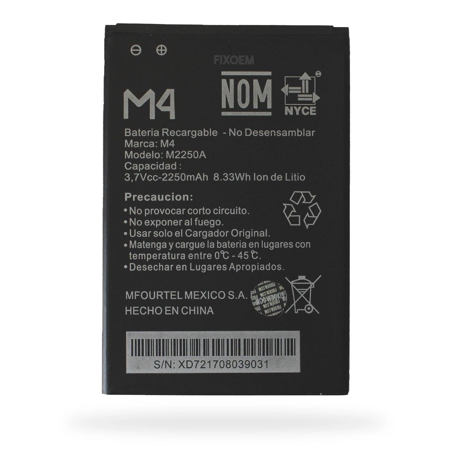 Bateria M4 SS4450 / SS4452 M2250a a solo $ 80.00 Refaccion y puestos celulares, refurbish y microelectronica.- FixOEM