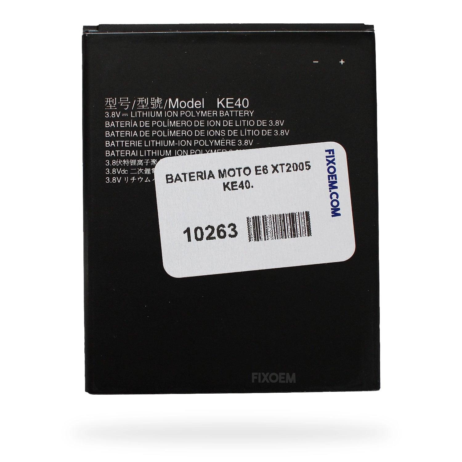 Bateria Moto E6 Xt2005 Ke40. a solo $ 100.00 Refaccion y puestos celulares, refurbish y microelectronica.- FixOEM