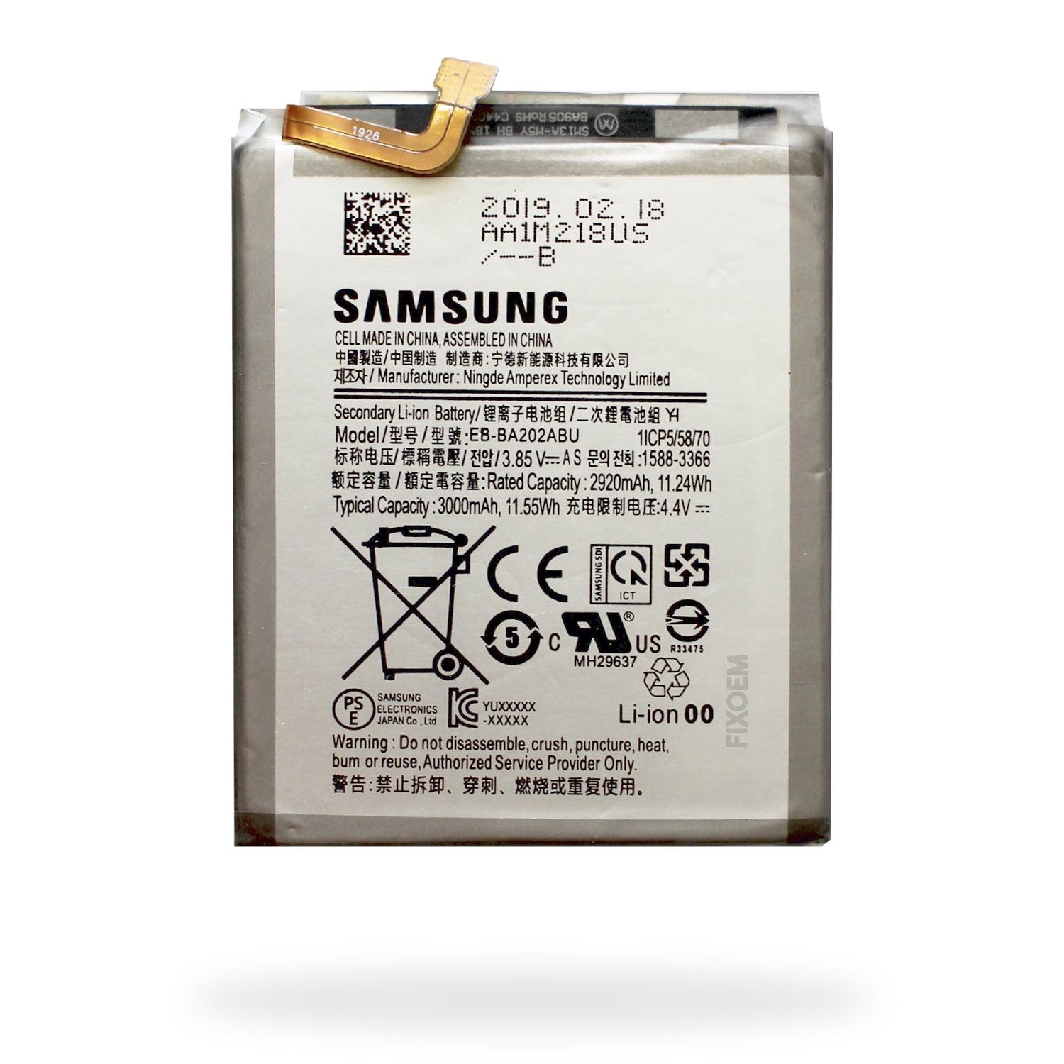 Bateria Samsung A20E Sm-A202F Eb-Ba202Abu. a solo $ 180.00 Refaccion y puestos celulares, refurbish y microelectronica.- FixOEM