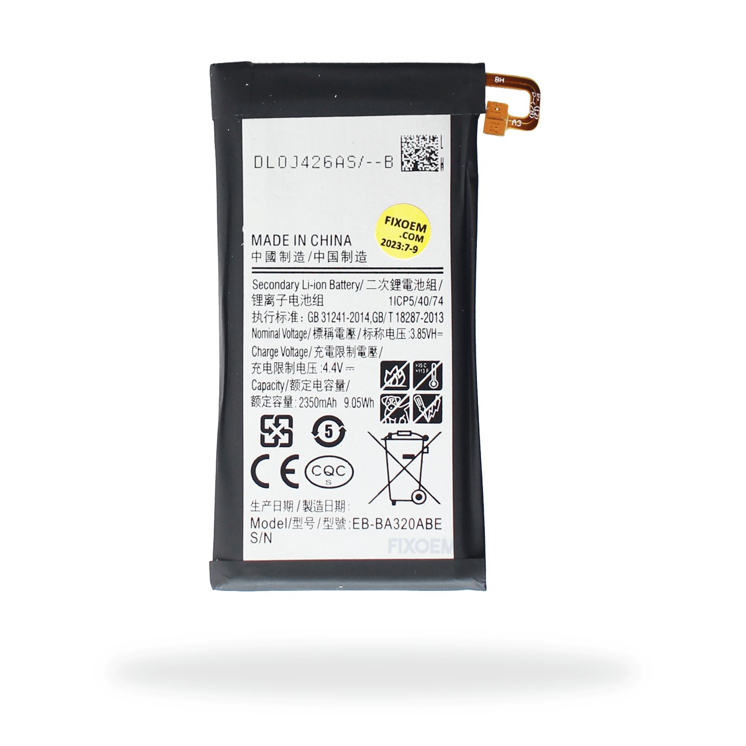 Bateria Samsung A3 2017 Sm-A320A. Eb-Ba320Abe a solo $ 140.00 Refaccion y puestos celulares, refurbish y microelectronica.- FixOEM