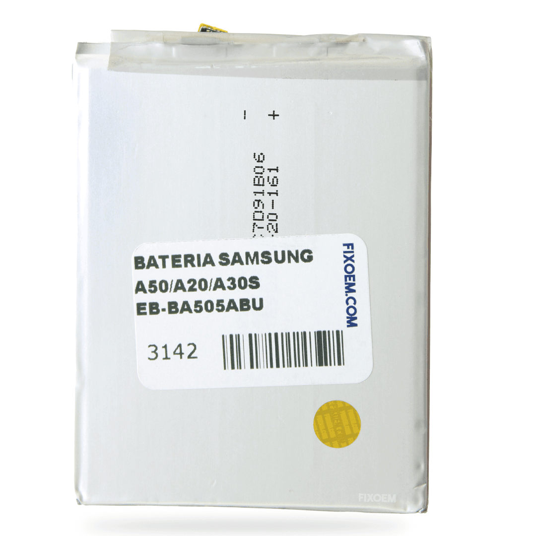 Bateria Samsung A50 / A20 / A30S / A30 / A50S Sm-A505F Sm-A205F Sm-A307FN Sm-A307G Sm-A305F Sm-A507FN Eb-Ba505Abu a solo $ 120.00 Refaccion y puestos celulares, refurbish y microelectronica.- FixOEM