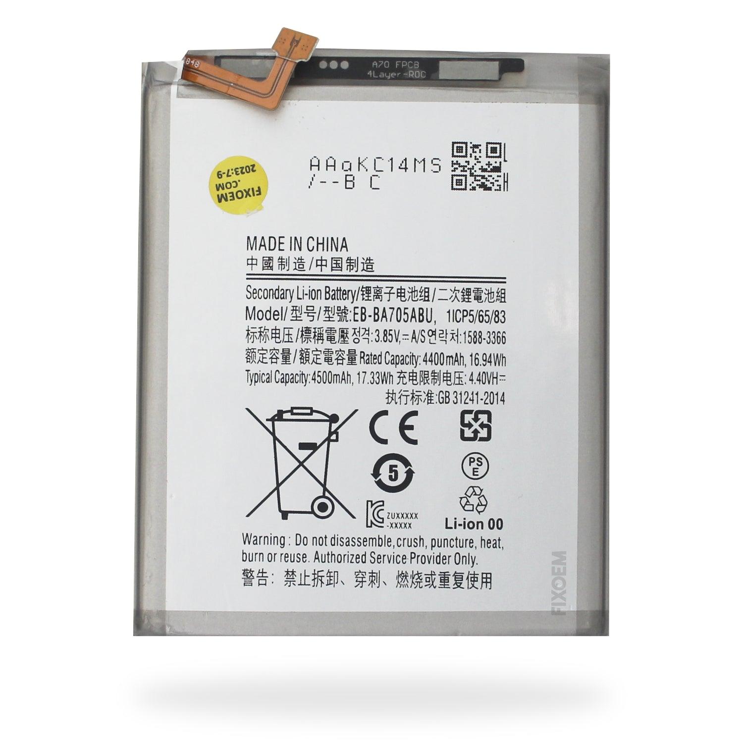 Bateria Samsung A70 Sm-A705F Eb-Ba705Abu a solo $ 120.00 Refaccion y puestos celulares, refurbish y microelectronica.- FixOEM