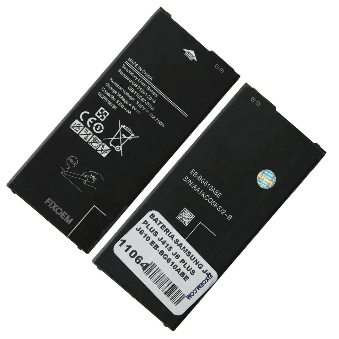 Bateria Samsung J4 Plus / J6 Plus / J7 Prime Sm-J610 Sm-j415 Sm-J410F Sm-g610f Eb-Bg610Abe a solo $ 120.00 Refaccion y puestos celulares, refurbish y microelectronica.- FixOEM