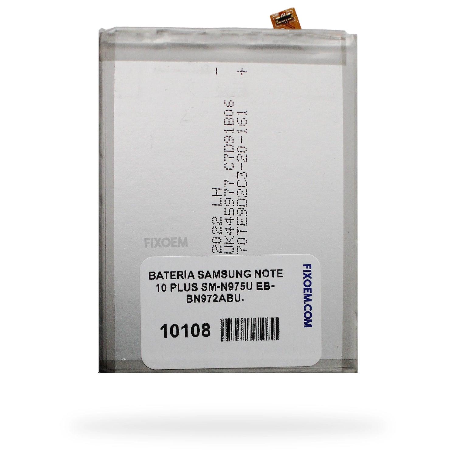 Bateria Samsung Note 10 Plus Sm-N975U Eb-Bn972Abu. a solo $ 150.00 Refaccion y puestos celulares, refurbish y microelectronica.- FixOEM