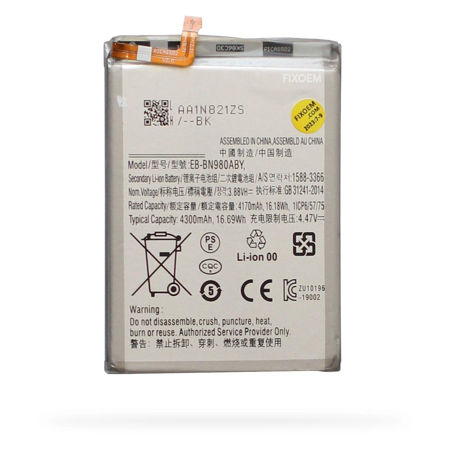 Bateria Samsung Note 20 Eb-bn980aby a solo $ 150.00 Refaccion y puestos celulares, refurbish y microelectronica.- FixOEM