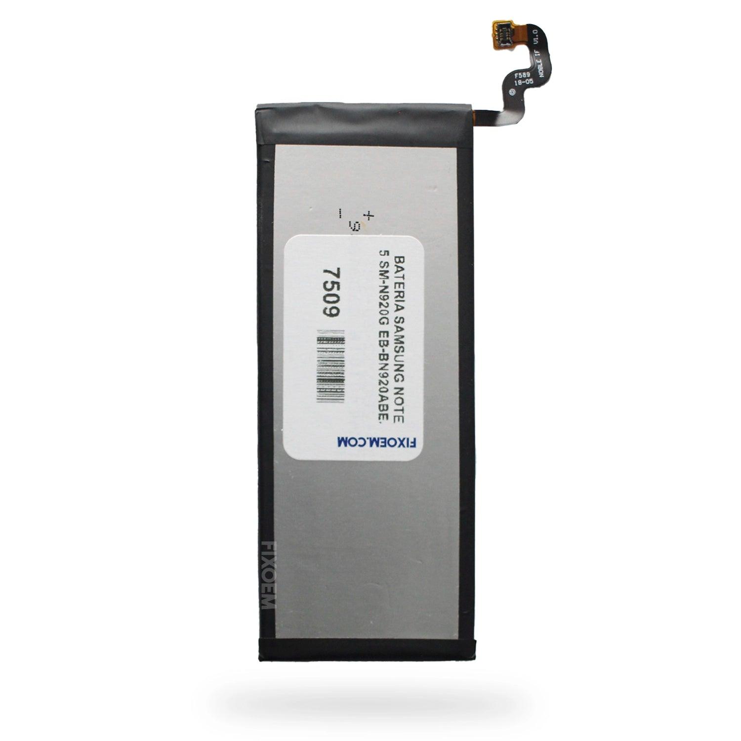 Bateria Samsung Note 5 Sm-N920G Eb-Bn920Abe. a solo $ 120.00 Refaccion y puestos celulares, refurbish y microelectronica.- FixOEM