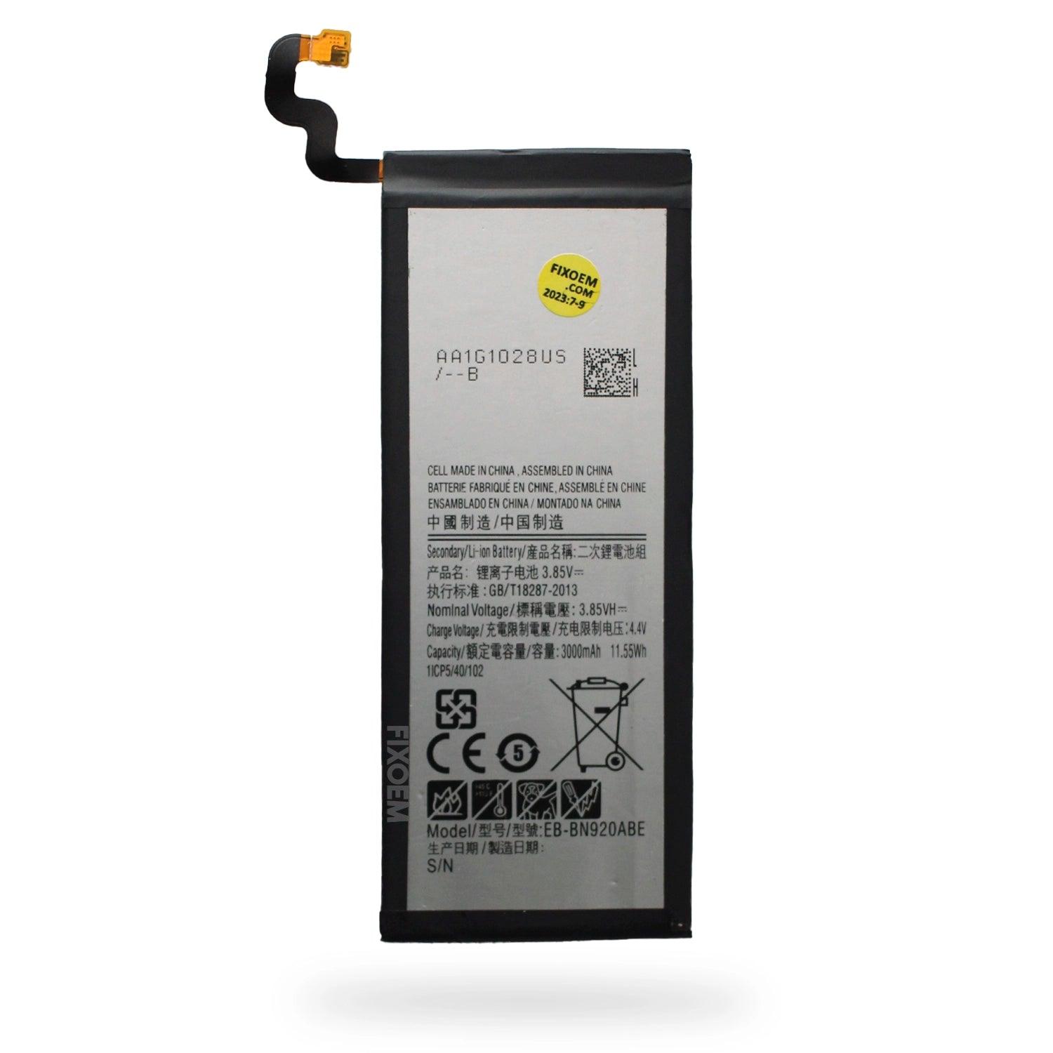 Bateria Samsung Note 5 Sm-N920G Eb-Bn920Abe. a solo $ 120.00 Refaccion y puestos celulares, refurbish y microelectronica.- FixOEM
