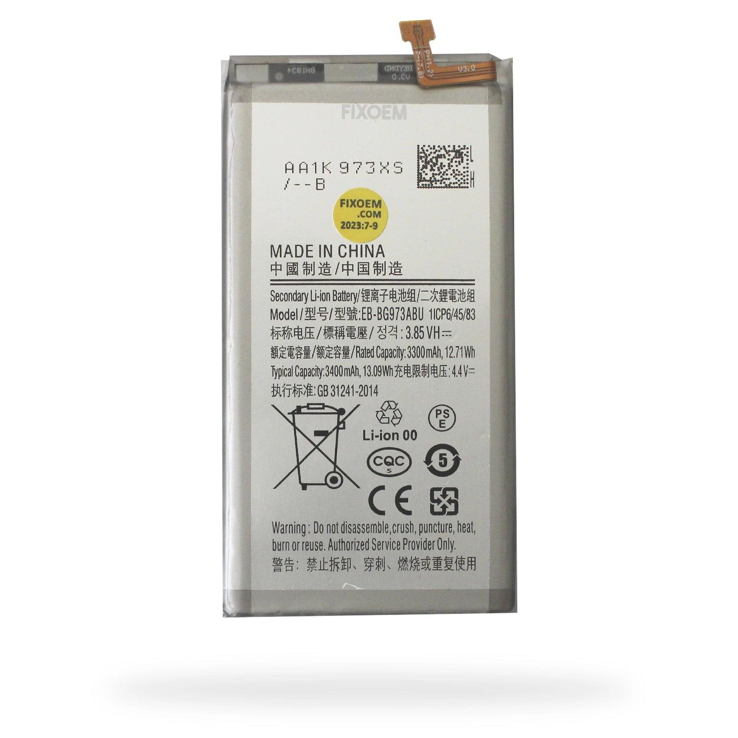 Bateria Samsung S10 Sm-G973f Eb-Bg973Abu. a solo $ 120.00 Refaccion y puestos celulares, refurbish y microelectronica.- FixOEM