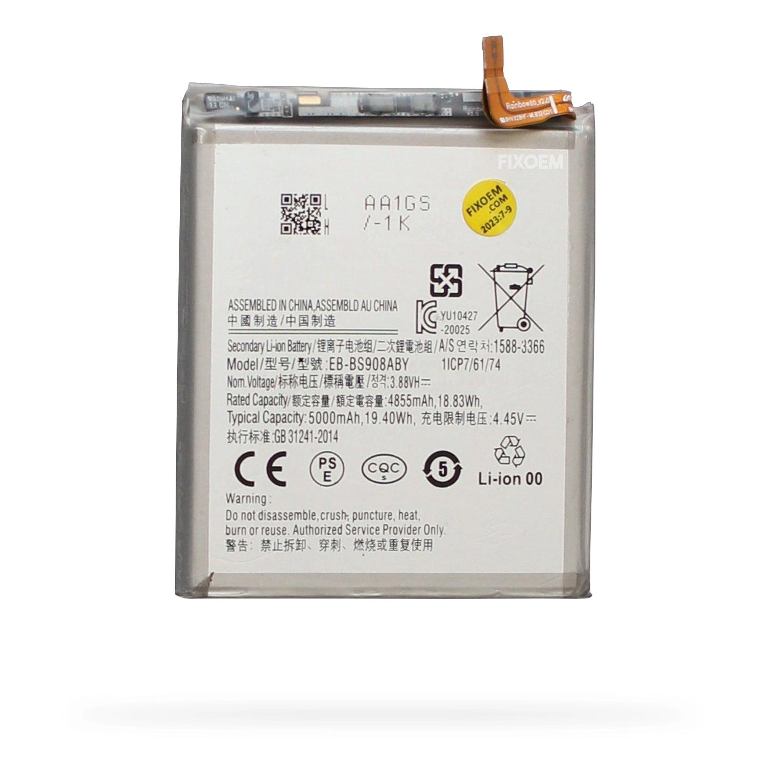 Bateria Samsung S22 Ultra SM-S908B,S908B/DS,S908U EB-BS908ABY a solo $ 190.00 Refaccion y puestos celulares, refurbish y microelectronica.- FixOEM