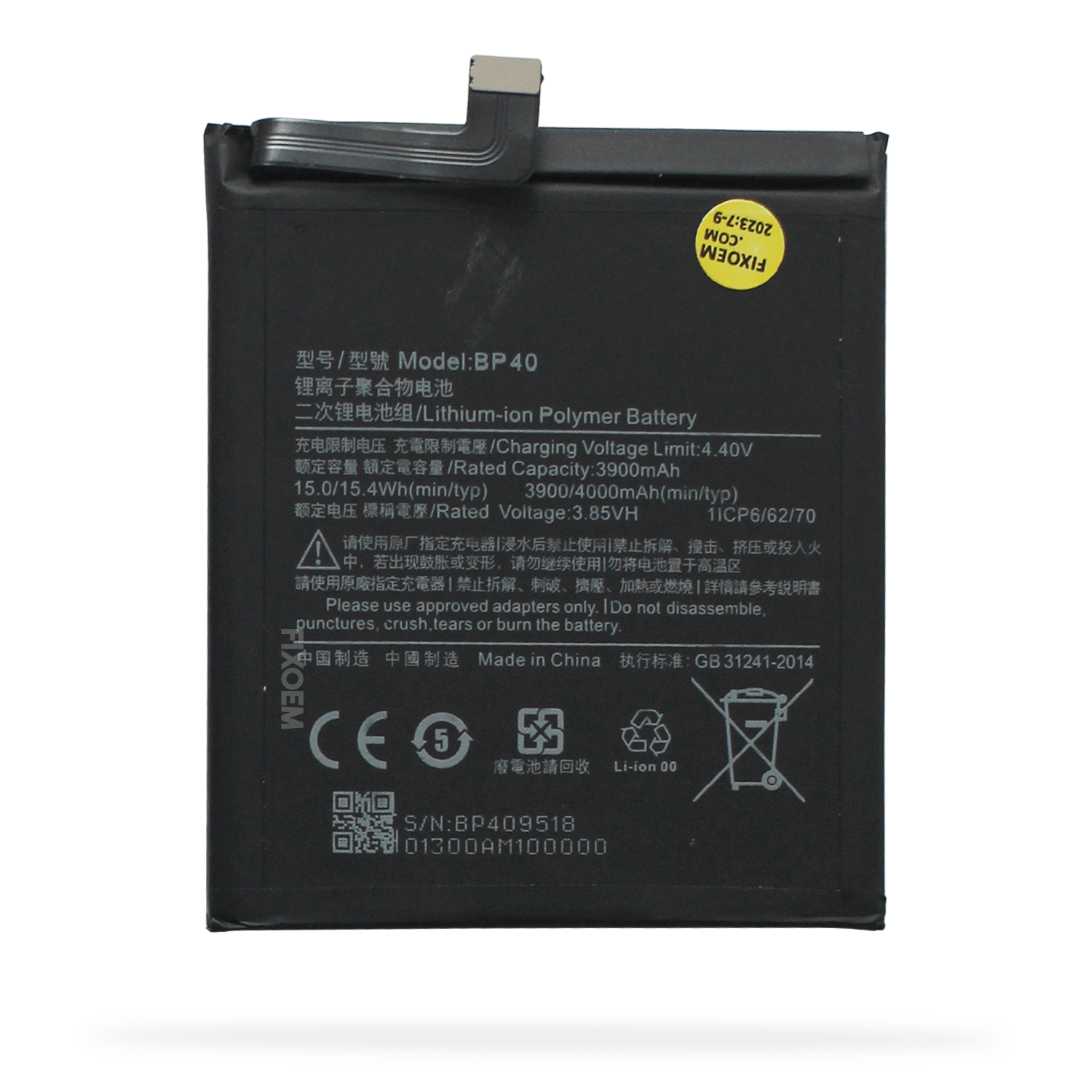 Bateria Xiaomi K20 Pro / Mi 9T Pro M1903f11i M1903f11g Bp40 a solo $ 150.00 Refaccion y puestos celulares, refurbish y microelectronica.- FixOEM