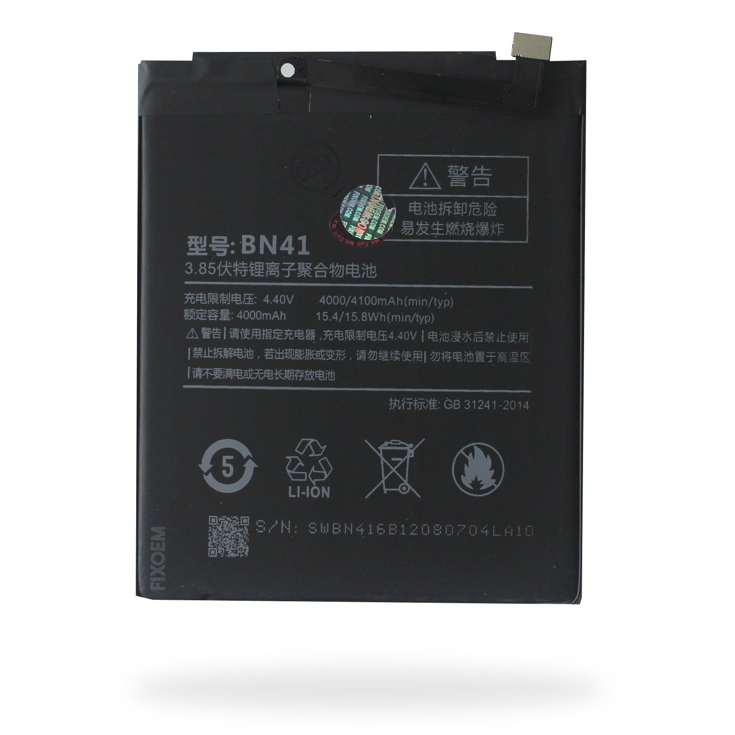 Bateria Xiaomi Note 4 Pro Bn41 a solo $ 160.00 Refaccion y puestos celulares, refurbish y microelectronica.- FixOEM