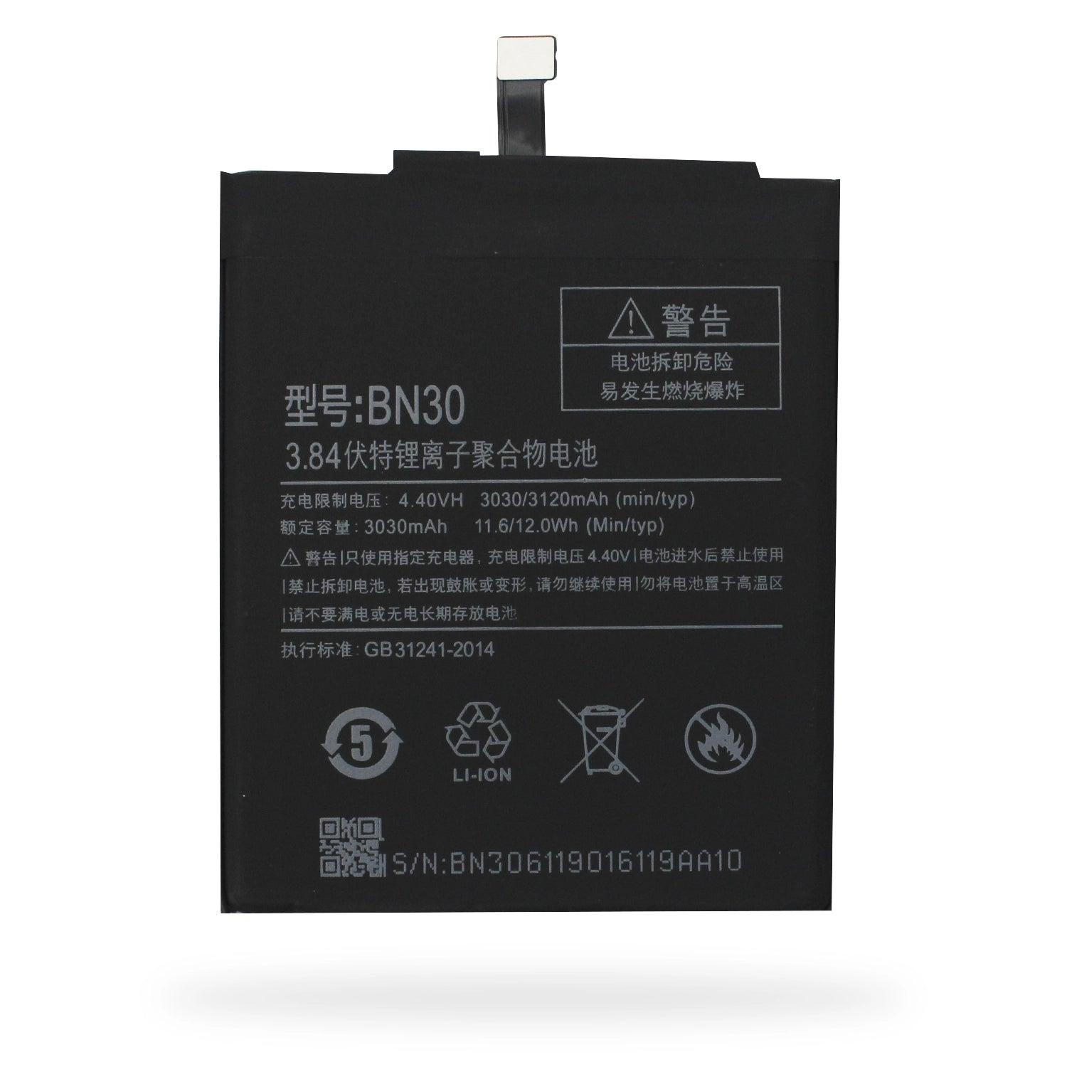 Bateria Xiaomi Redmi 4A 2016117 Bn30. a solo $ 140.00 Refaccion y puestos celulares, refurbish y microelectronica.- FixOEM