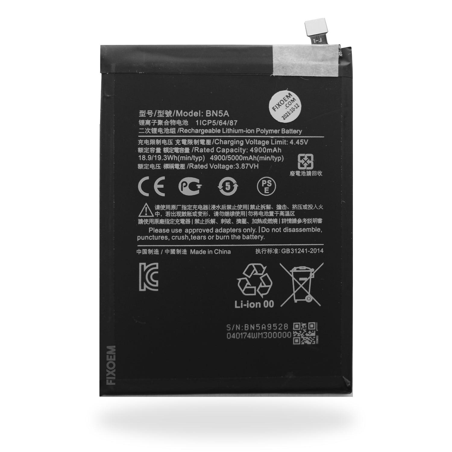Bateria Xiaomi Redmi Note 10 5G BN5A a solo $ 160.00 Refaccion y puestos celulares, refurbish y microelectronica.- FixOEM