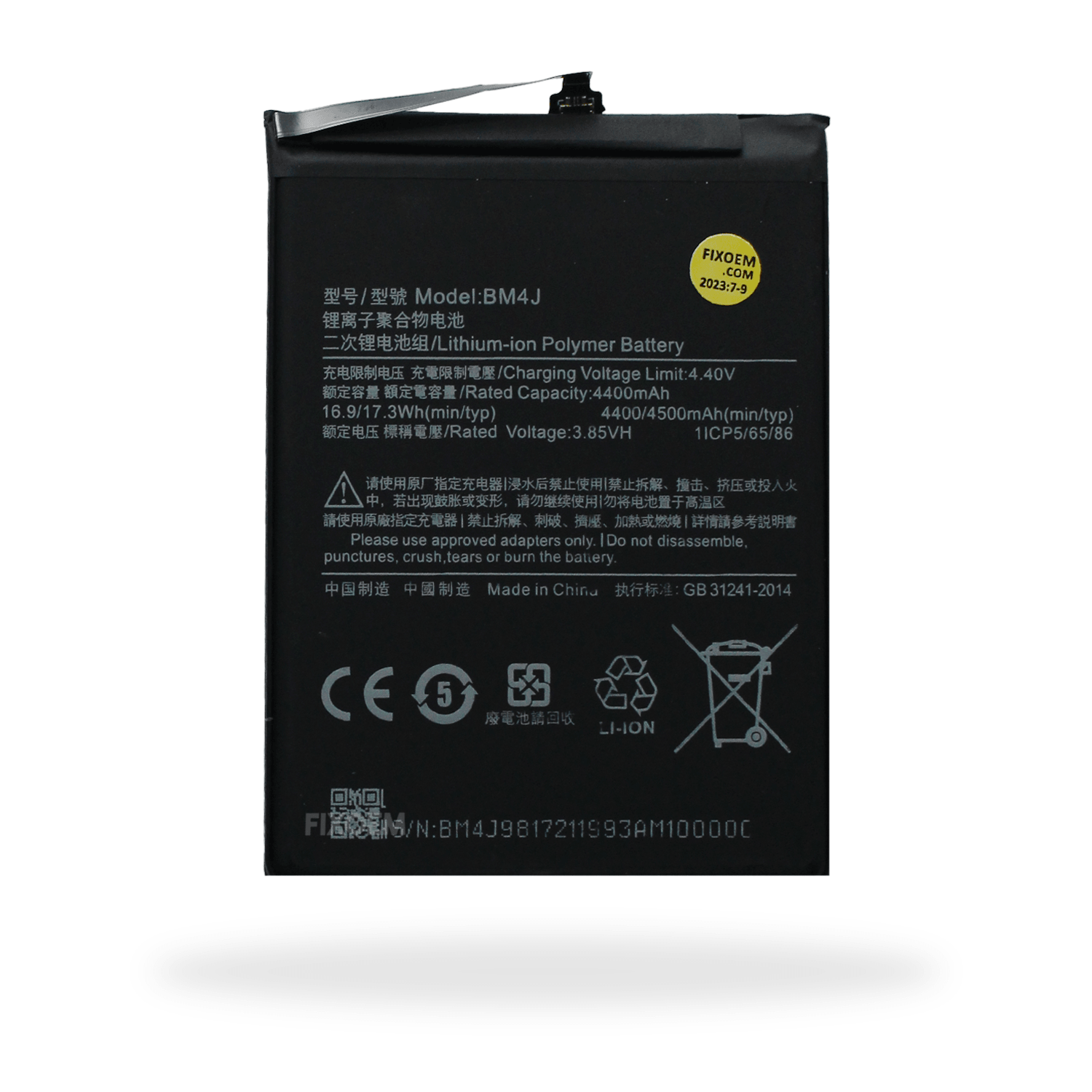 Bateria Xiaomi Redmi Note 8 Pro M1906g7i M1906g7g Bm4J. a solo $ 130.00 Refaccion y puestos celulares, refurbish y microelectronica.- FixOEM