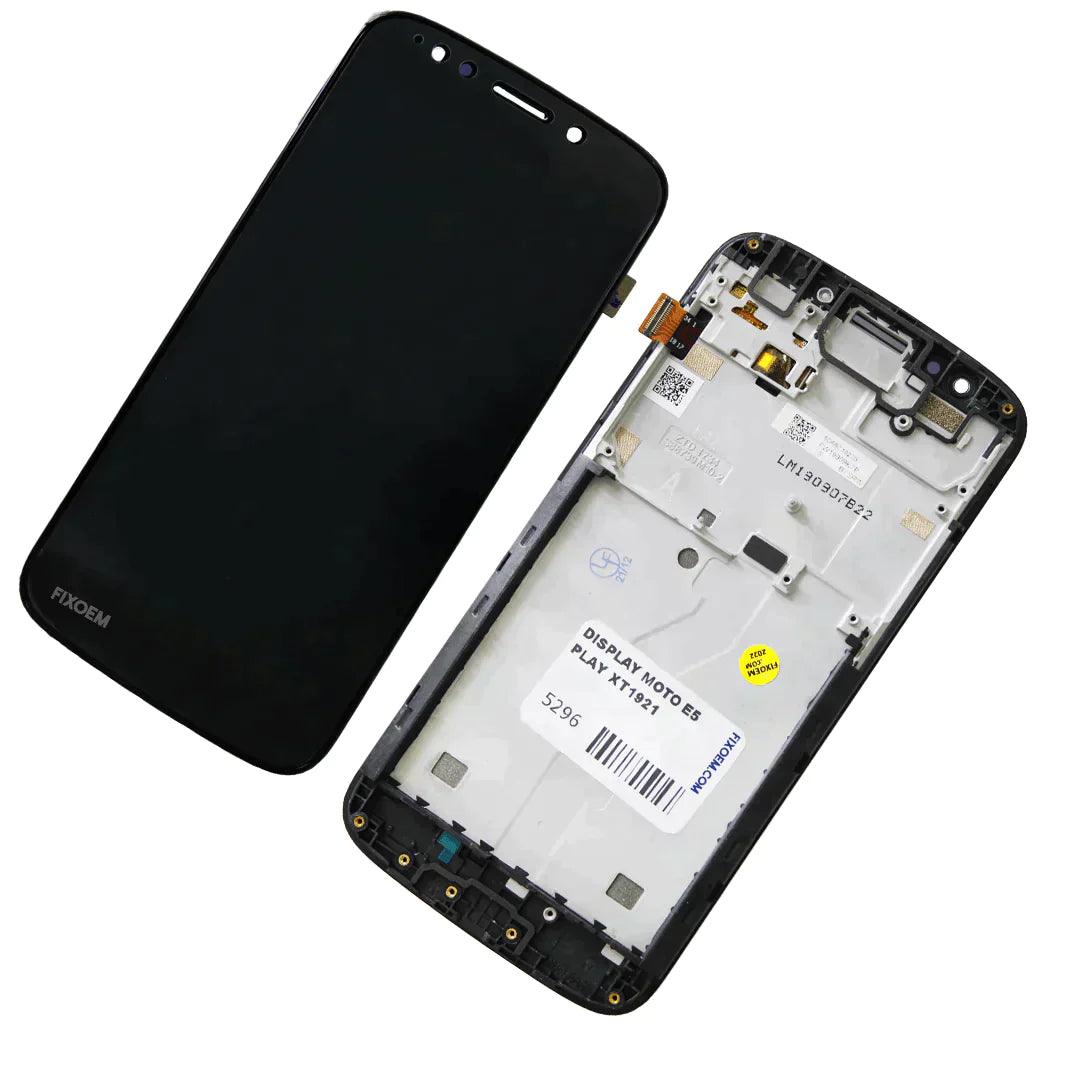 Display Moto E5 Play Con Marco IPS Xt1921. a solo $ 225.00 Refaccion y puestos celulares, refurbish y microelectronica.- FixOEM