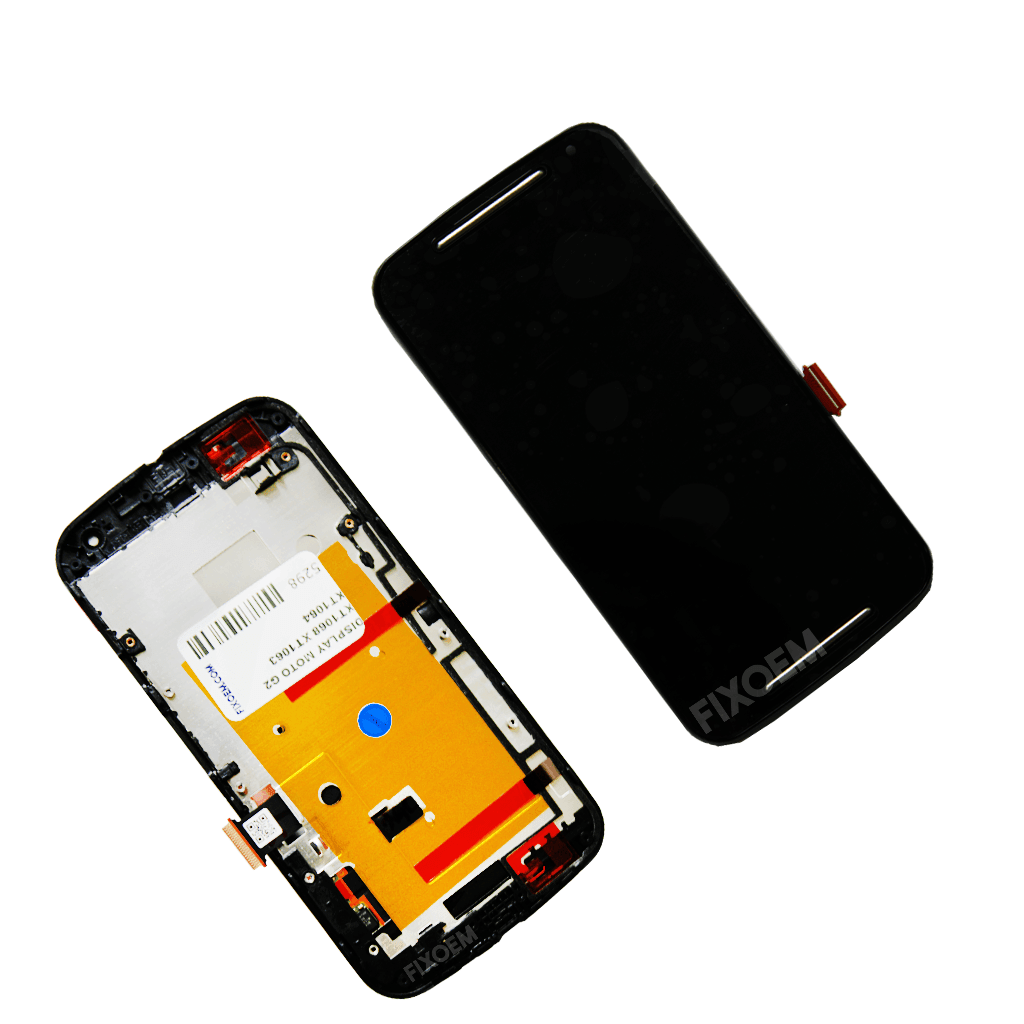 Display Moto G2 IPS Xt1068 Xt1063 Xt1064 Con Marco. a solo $ 200.00 Refaccion y puestos celulares, refurbish y microelectronica.- FixOEM