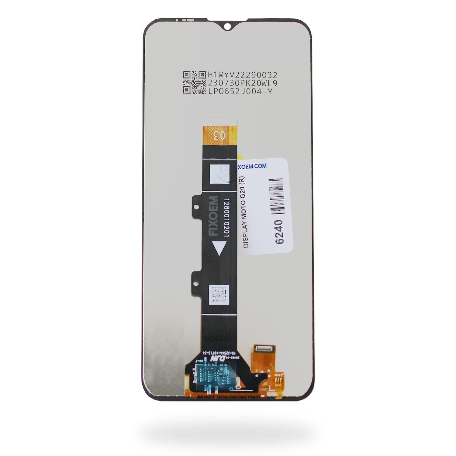 Display Moto G20 XT2128-1 Ips a solo $ 200.00 Refaccion y puestos celulares, refurbish y microelectronica.- FixOEM
