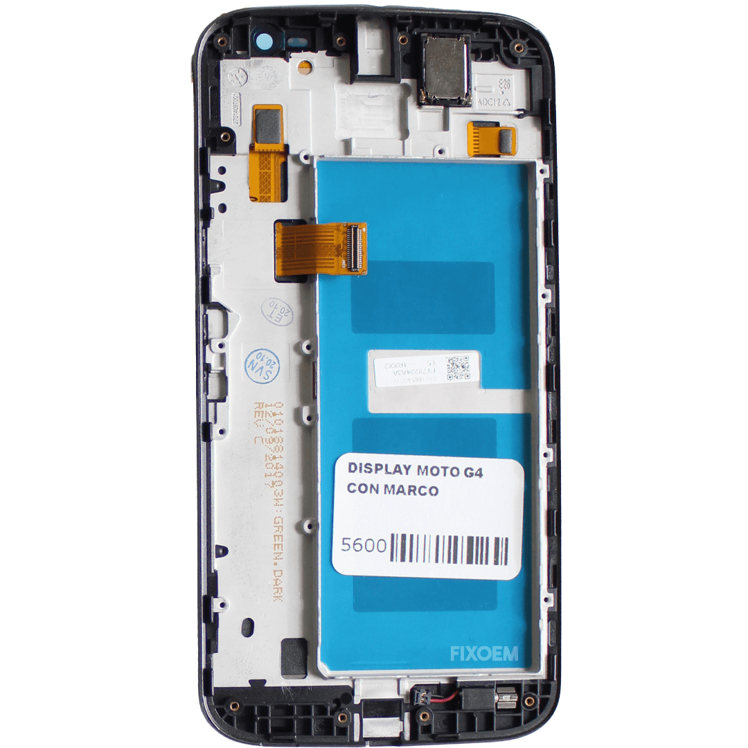 Display Moto G4 Con Marco IPS Xt1601 a solo $ 590.00 Refaccion y puestos celulares, refurbish y microelectronica.- FixOEM