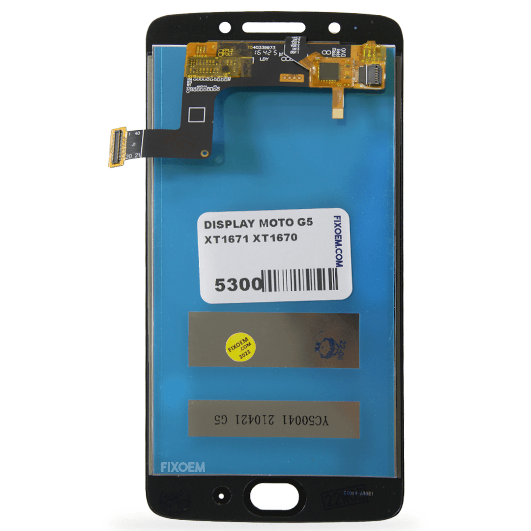 Display Moto G5 IPS Xt1671 Xt1670. a solo $ 190.00 Refaccion y puestos celulares, refurbish y microelectronica.- FixOEM