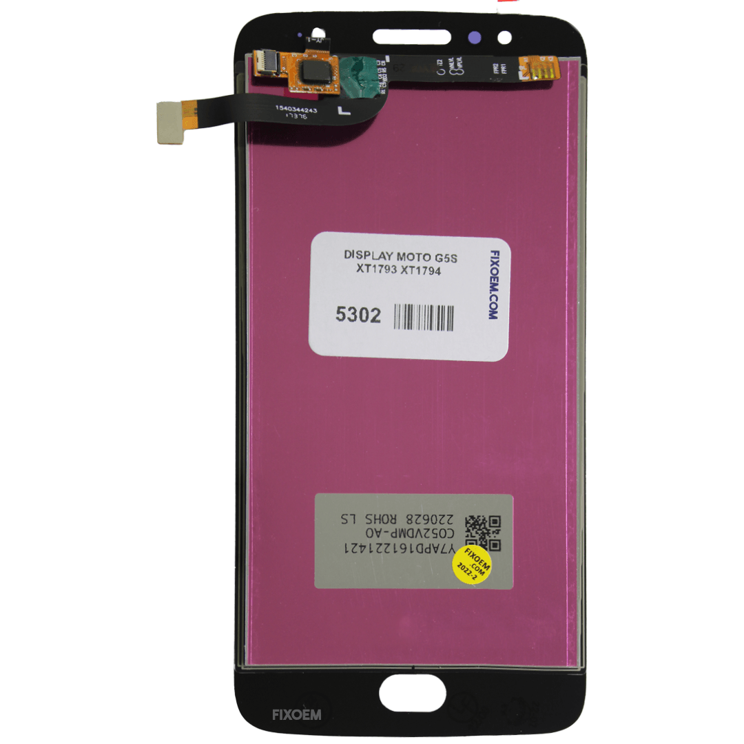 Display Moto G5S IPS Xt1793 Xt1794. a solo $ 200.00 Refaccion y puestos celulares, refurbish y microelectronica.- FixOEM