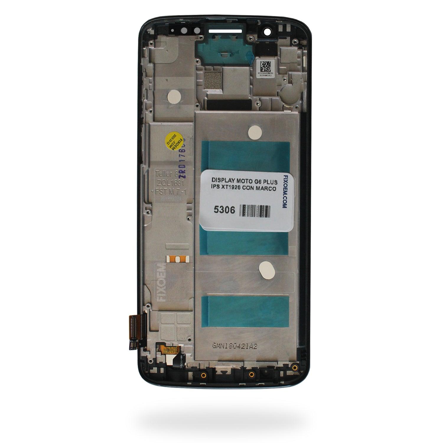 Display Moto G6 Plus Xt1926 IPS a solo $ 320.00 Refaccion y puestos celulares, refurbish y microelectronica.- FixOEM