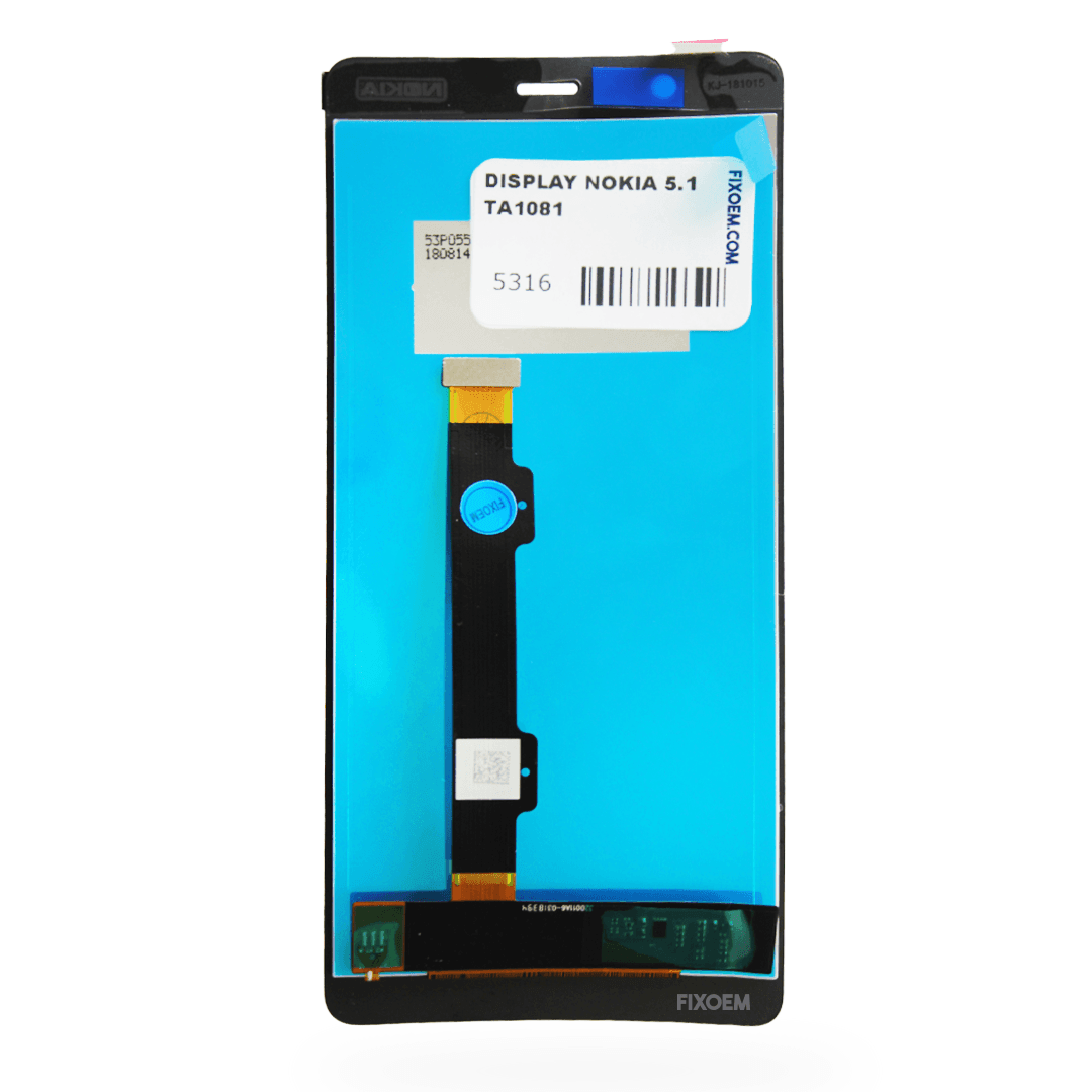 Display Nokia 5.1 IPS Ta-1081. a solo $ 280.00 Refaccion y puestos celulares, refurbish y microelectronica.- FixOEM