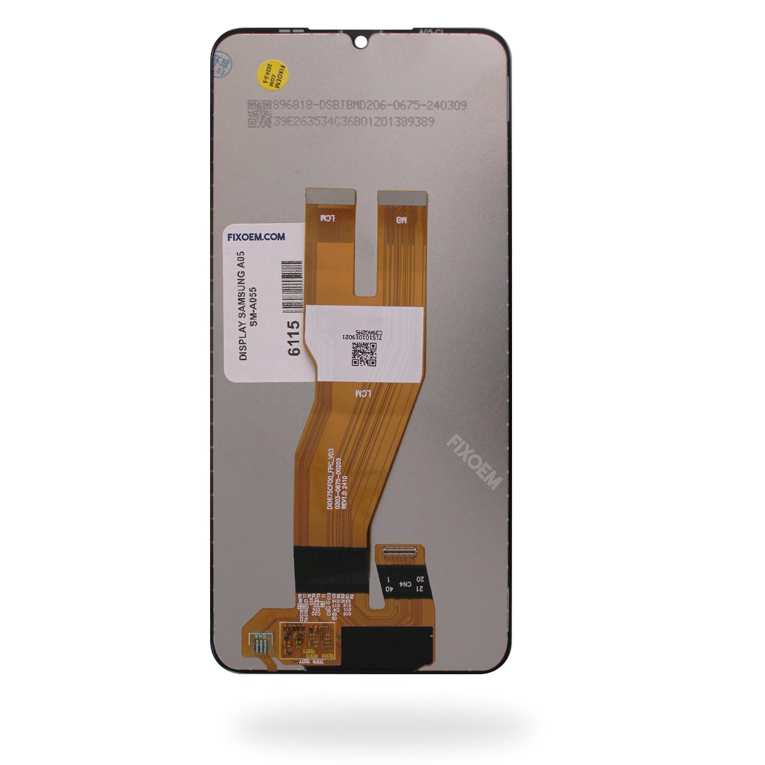 Display Samsung A05 Sm-A055 IPS a solo $ 230.00 Refaccion y puestos celulares, refurbish y microelectronica.- FixOEM