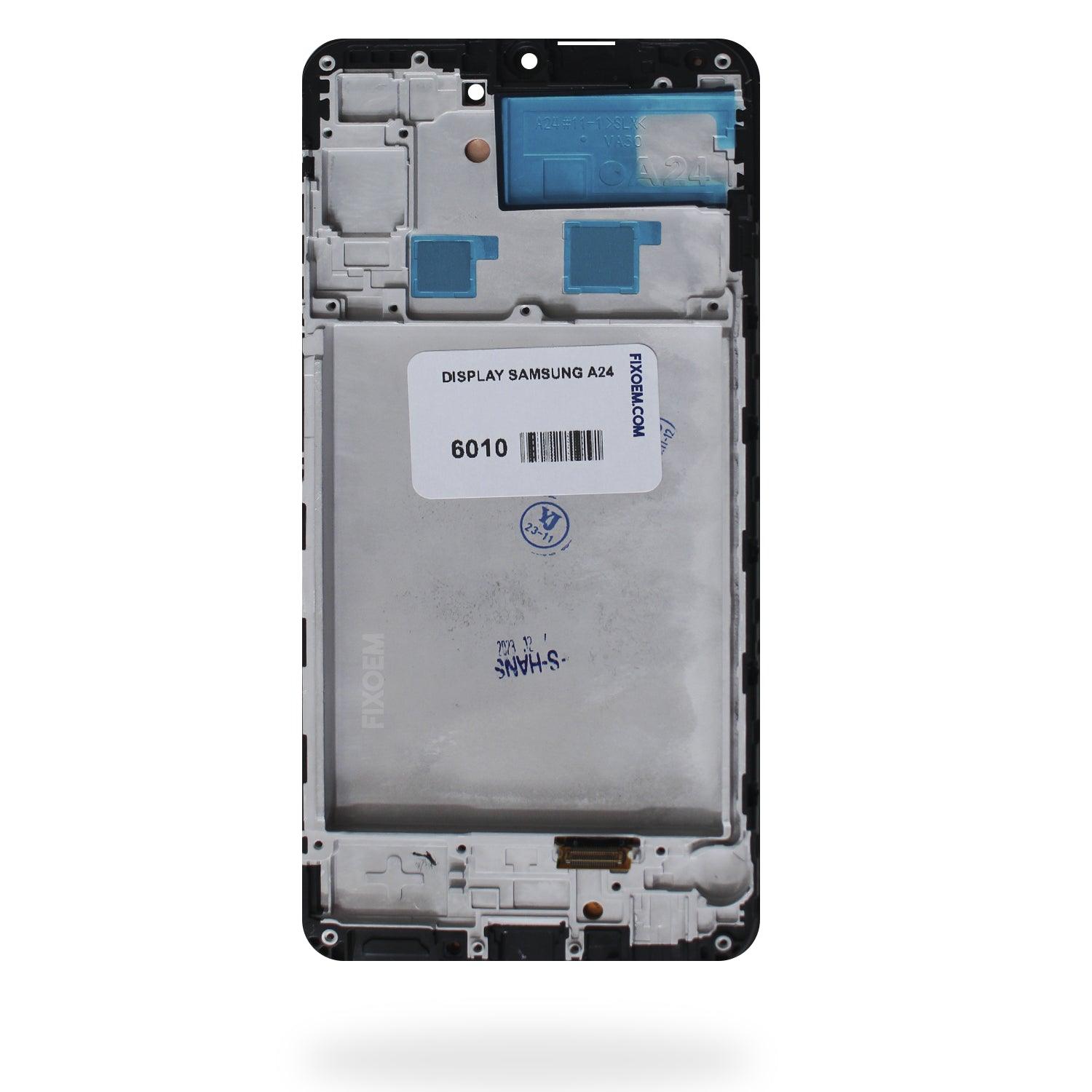 Display Samsung A24 4G A245 a solo $ 450.00 Refaccion y puestos celulares, refurbish y microelectronica.- FixOEM