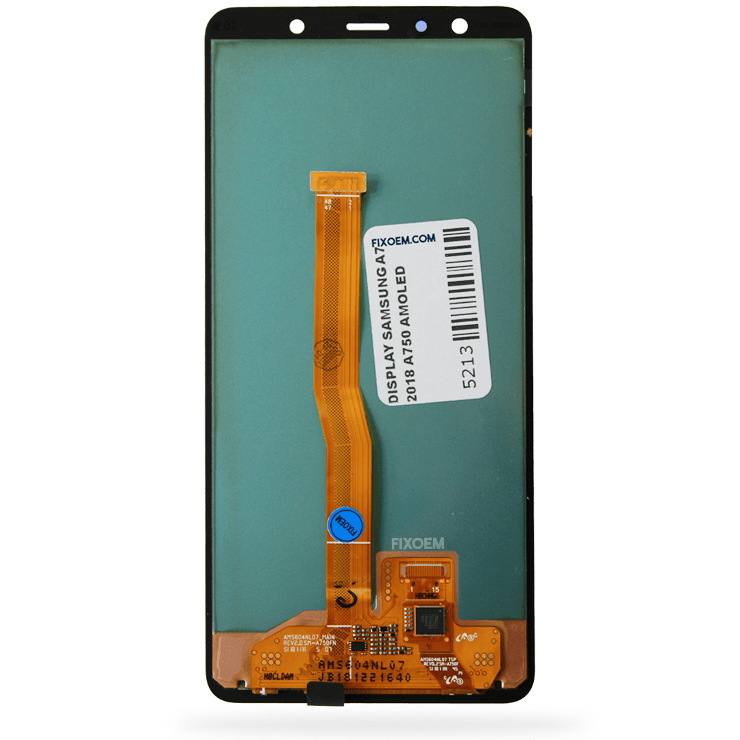 Display Samsung A7 2018 Oled Sm-A750G. a solo $ 1710.00 Refaccion y puestos celulares, refurbish y microelectronica.- FixOEM