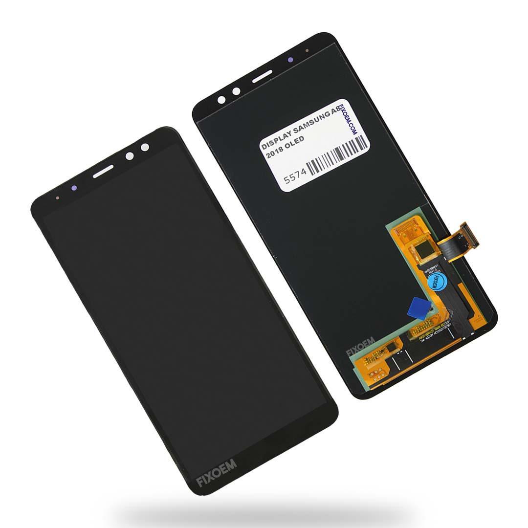 Display Samsung A8 2018 Oled Sm-A530N a solo $ 1310.00 Refaccion y puestos celulares, refurbish y microelectronica.- FixOEM