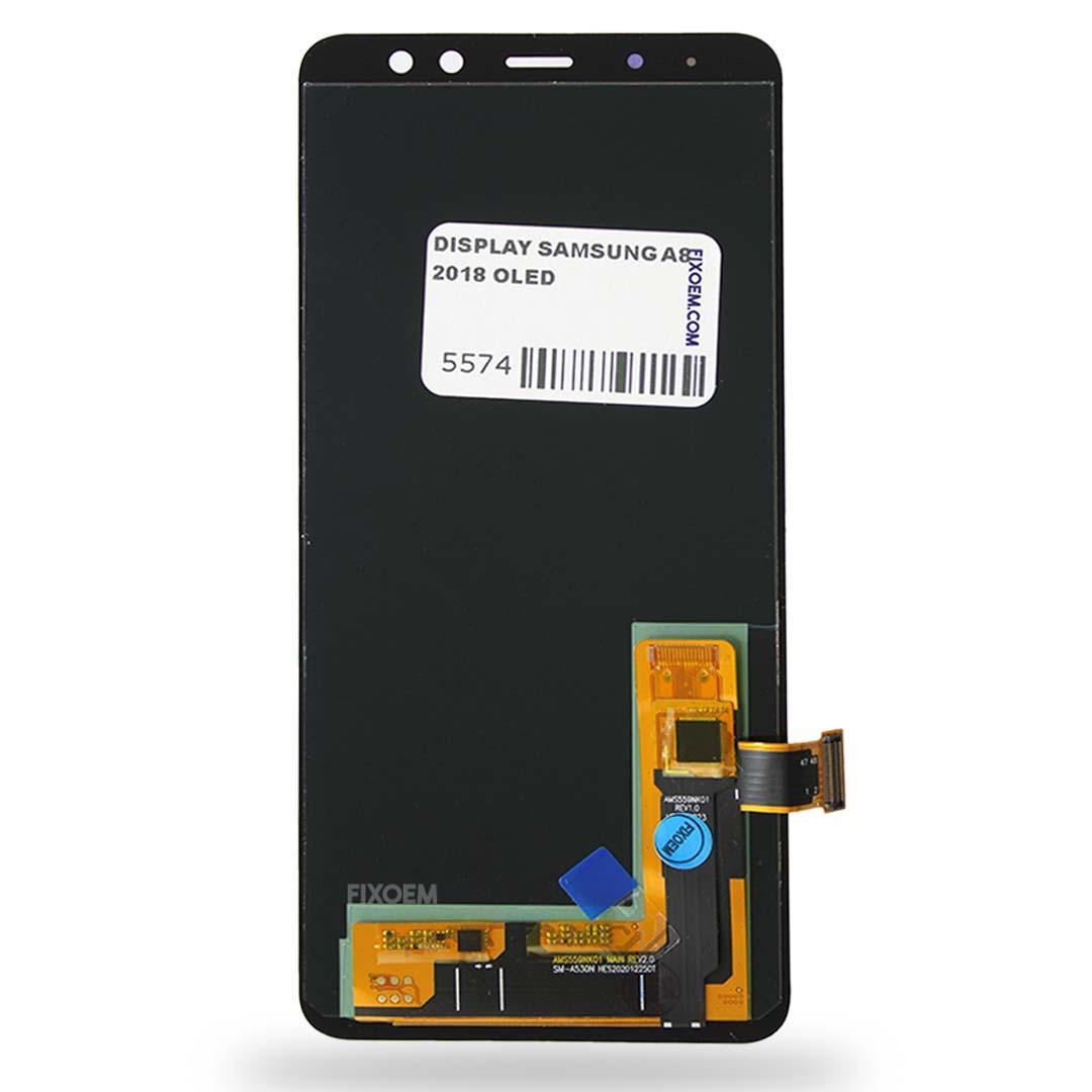 Display Samsung A8 2018 Oled Sm-A530N a solo $ 1310.00 Refaccion y puestos celulares, refurbish y microelectronica.- FixOEM