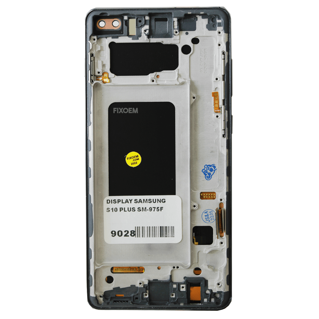 Display Samsung S10 Plus Con Marco Y Huella Oled Sm-975F a solo $ 4720.00 Refaccion y puestos celulares, refurbish y microelectronica.- FixOEM