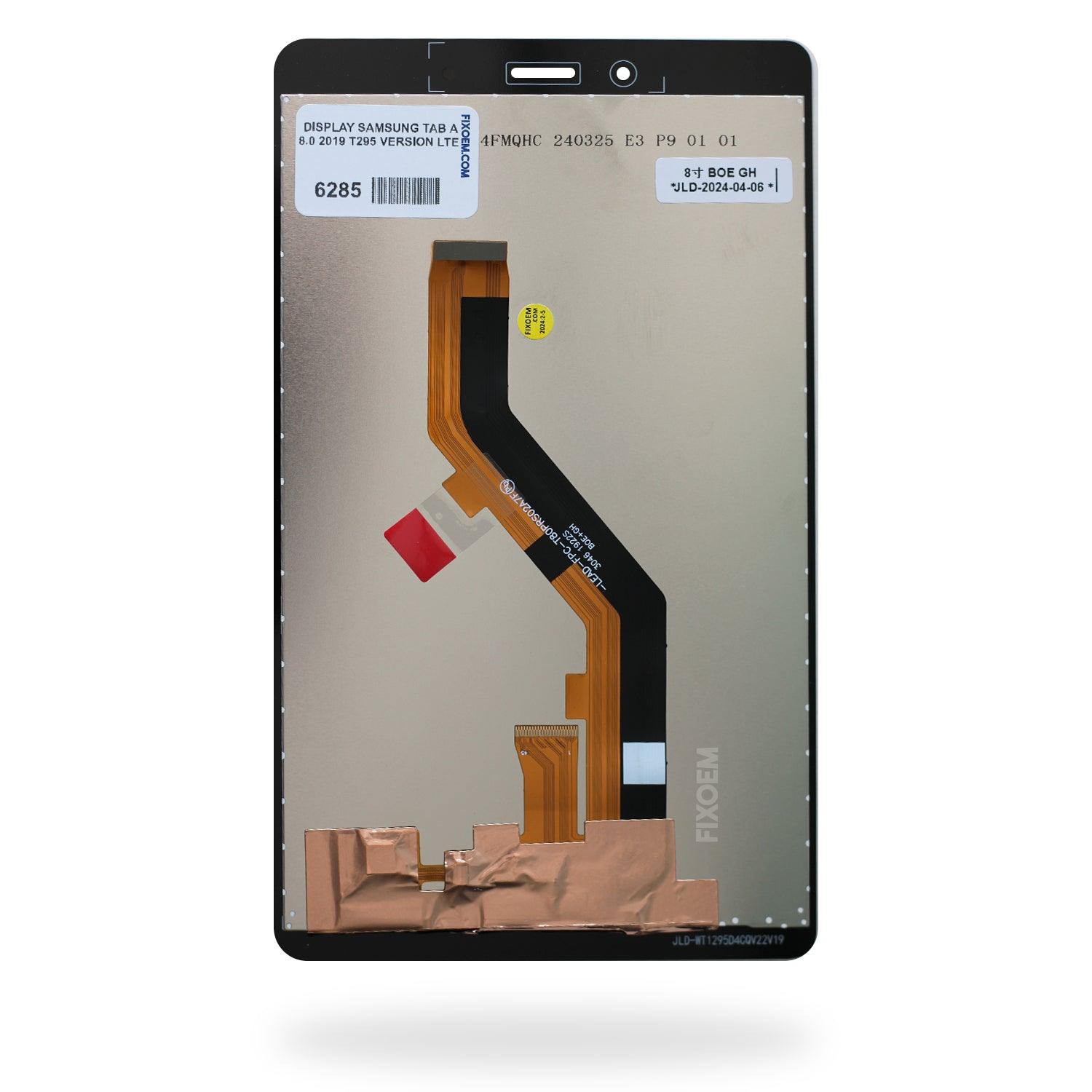 Display Samsung Tab A 8.0 2019 T295 Version Lte a solo $ 250.00 Refaccion y puestos celulares, refurbish y microelectronica.- FixOEM