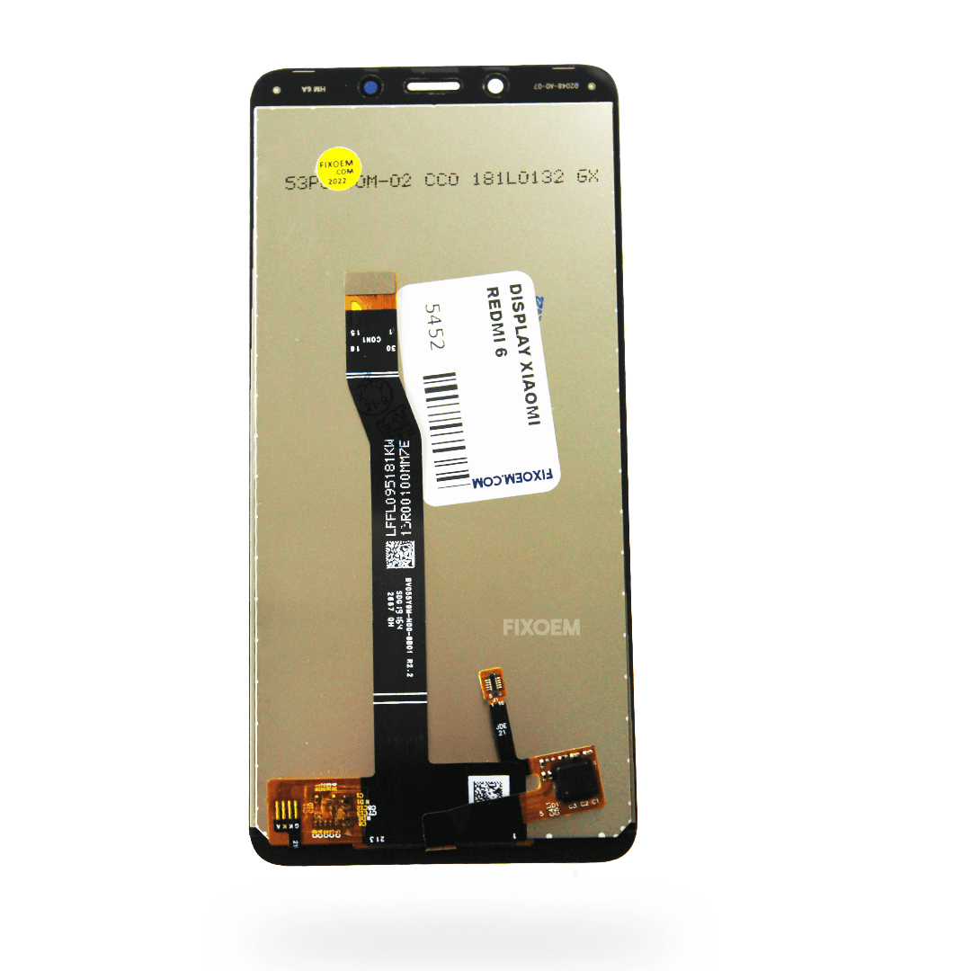 Display Xiaomi Redmi 6 IPS M1804C3DG M1804C3DH M1804C3DI a solo $ 180.00 Refaccion y puestos celulares, refurbish y microelectronica.- FixOEM
