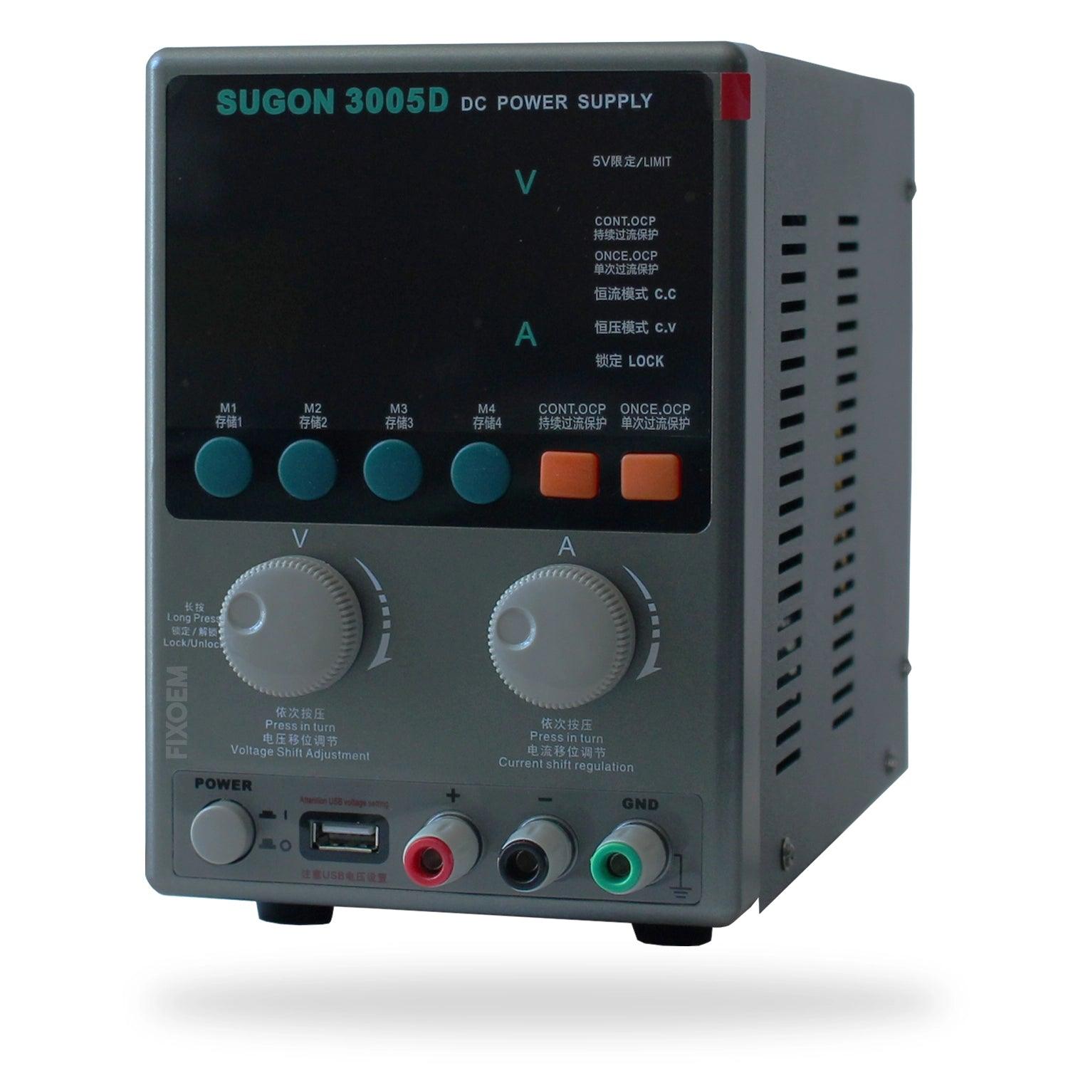 Fuente Regulable Poder Sugon 3005D 30V 5A a solo $ 2560.00 Refaccion y puestos celulares, refurbish y microelectronica.- FixOEM
