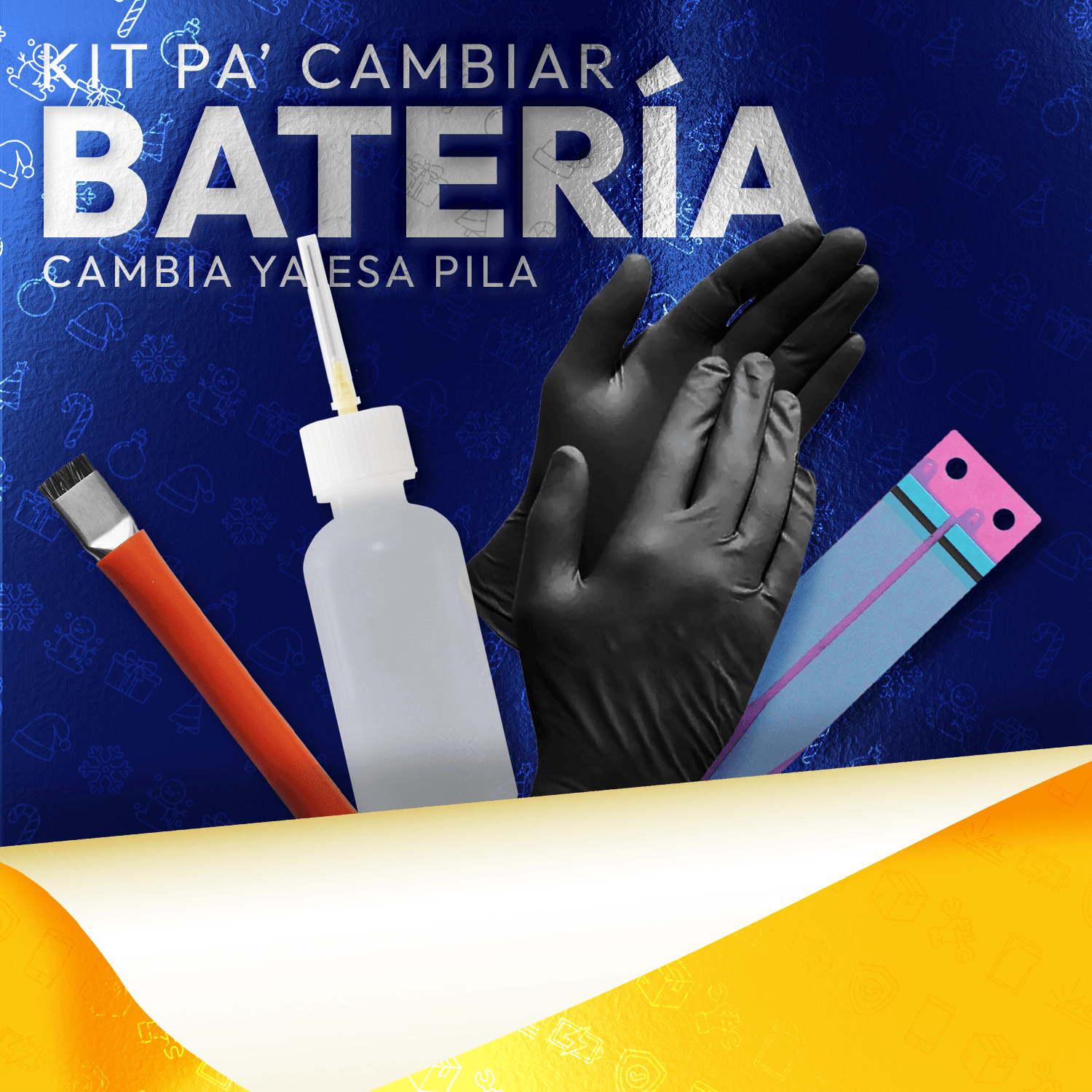Kit Pa' Cambiar Batería | FixOEM a solo $ 165.00 Refaccion y puestos celulares, refurbish y microelectronica.- FixOEM