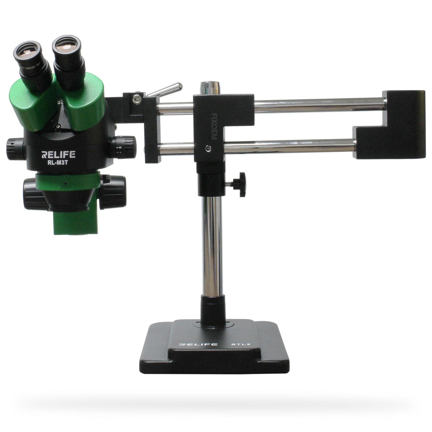 Microscopio Relife M3T-Stl2 Brazo Articulado Trinocular a solo $ 11200.00 Refaccion y puestos celulares, refurbish y microelectronica.- FixOEM