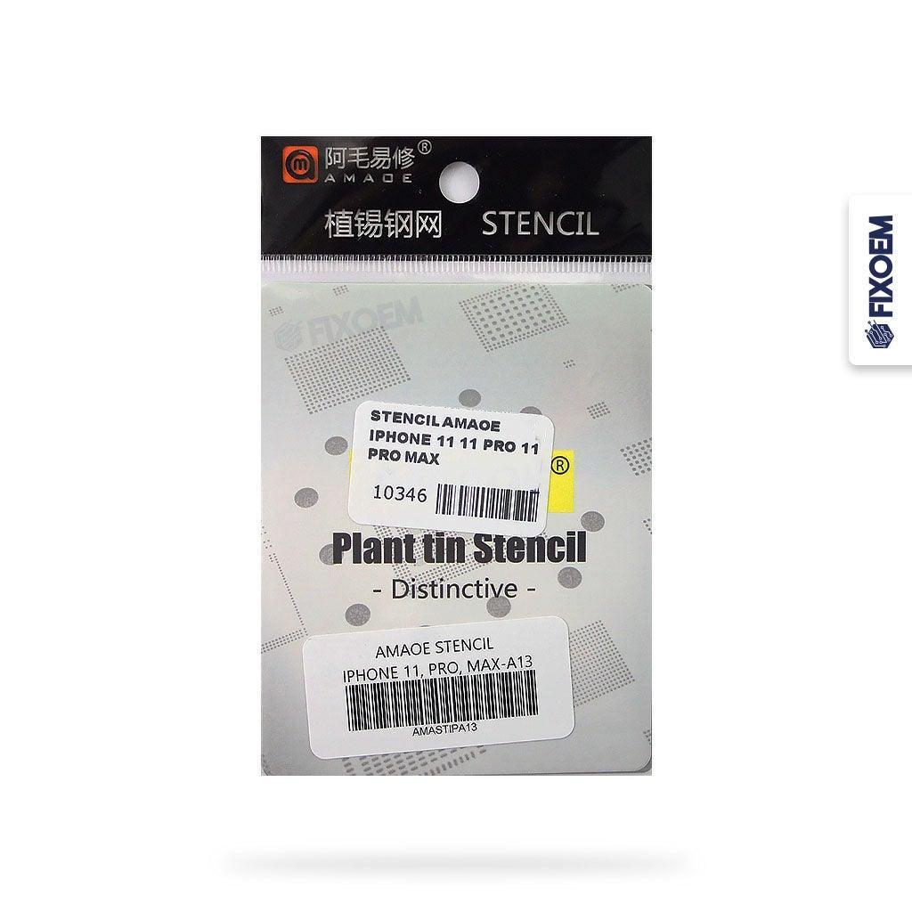 Stencil Amaoe Iphone 11 Al 11 Pro Max A13 a solo $ 190.00 Refaccion y puestos celulares, refurbish y microelectronica.- FixOEM