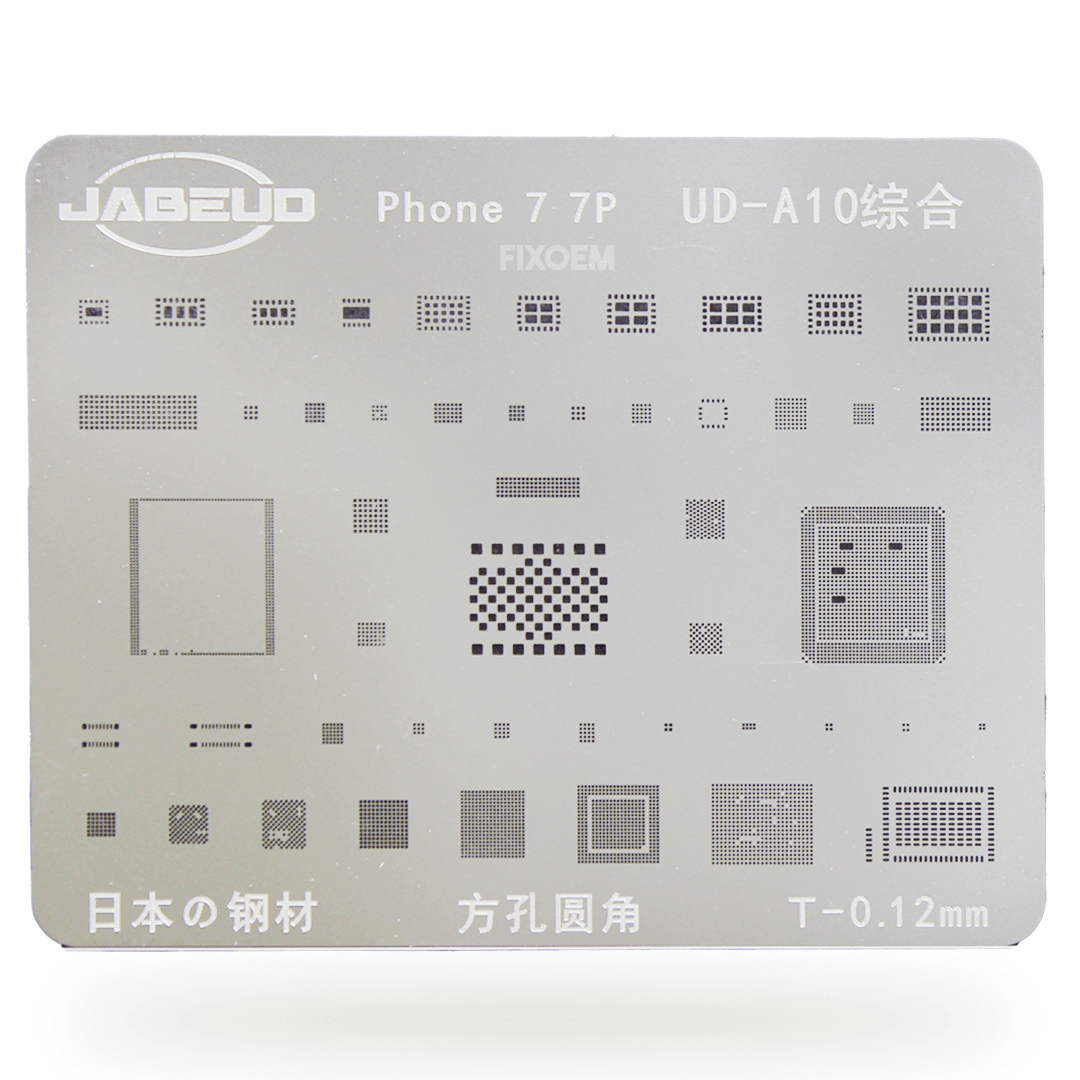 Stencil Bga Jabeud Iphone 6G 6+ 6S 6S+ 7G 7+ a solo $ 300.00 Refaccion y puestos celulares, refurbish y microelectronica.- FixOEM