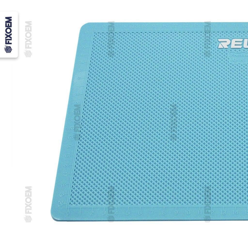 Tapete Silicon Soldar Trabajo Relife Rl-004D 30X20Cm Azul a solo $ 200.00 Refaccion y puestos celulares, refurbish y microelectronica.- FixOEM